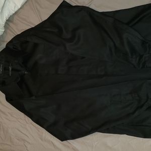 Black button up shirt